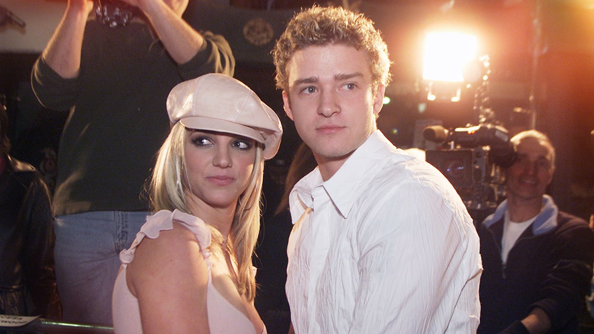 Een foto van Britney Spears en Justin Timberlake