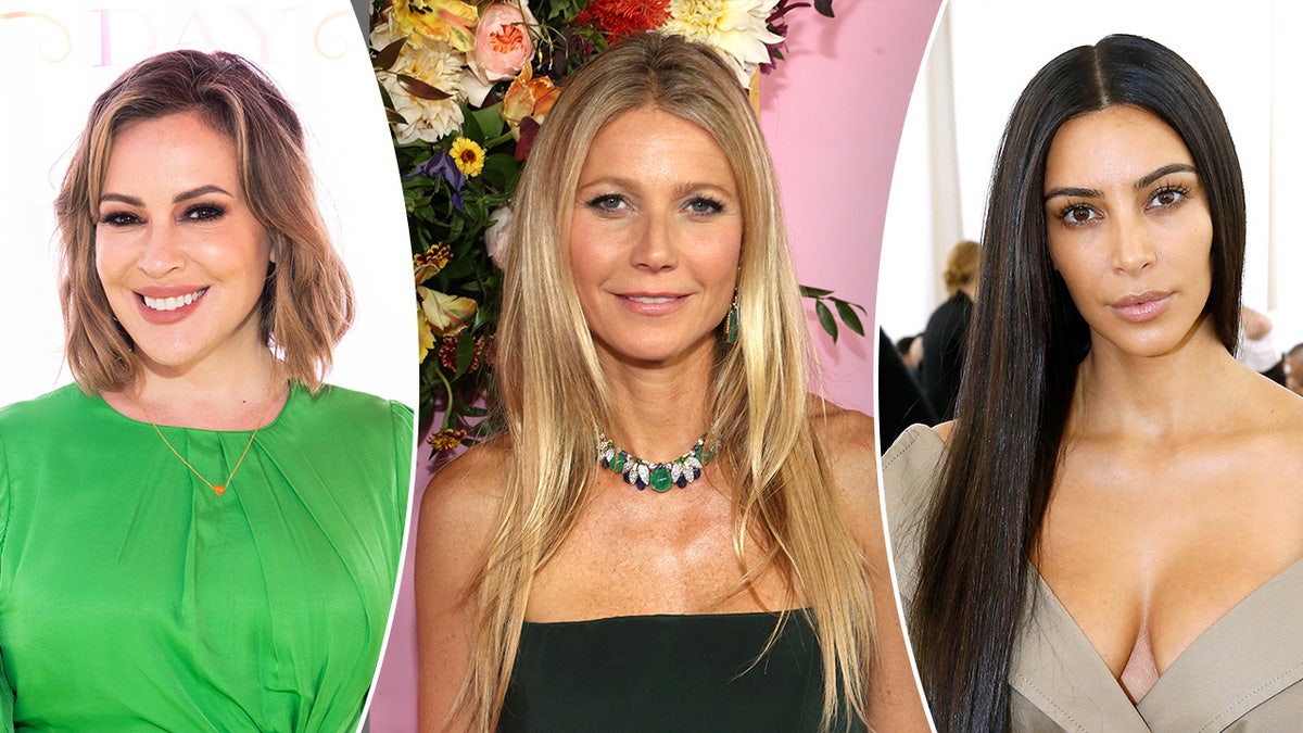 Alyssa Milano, Gwyneth Paltrow en Kim Kardashian