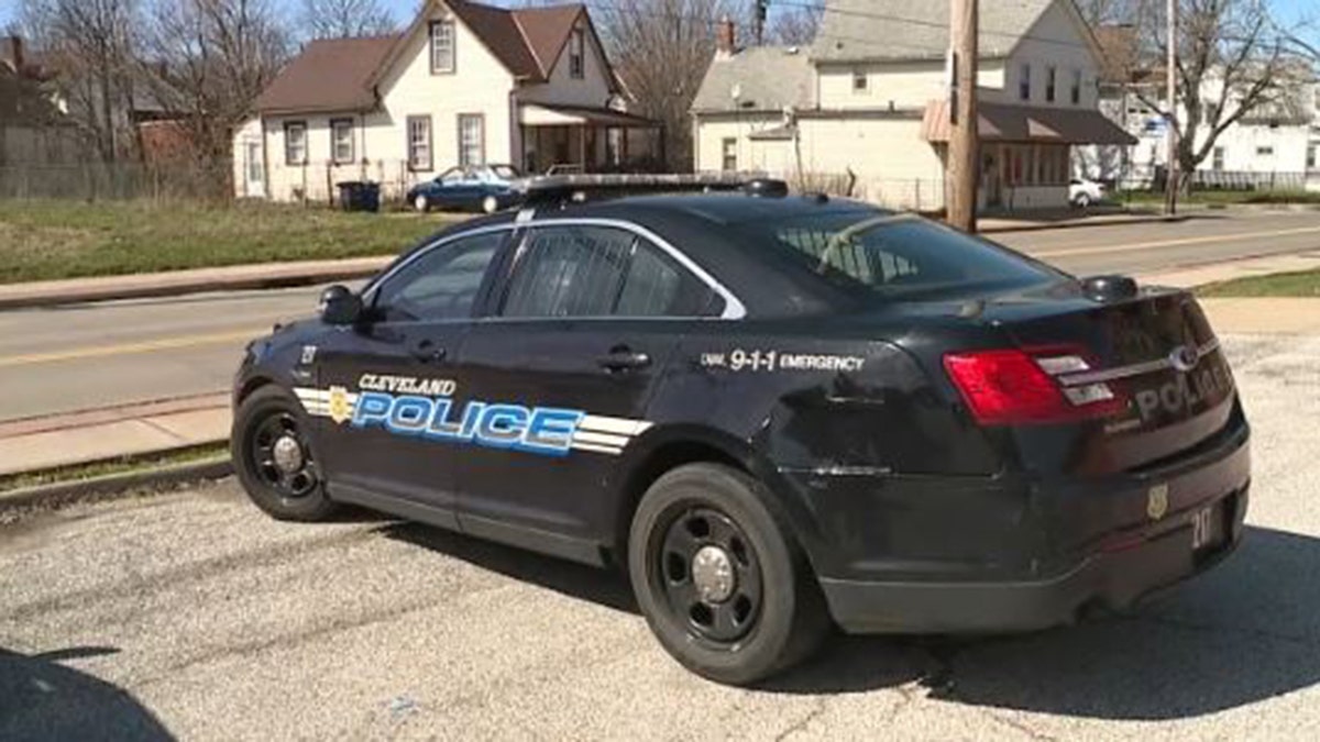 Cleveland politieauto drie
