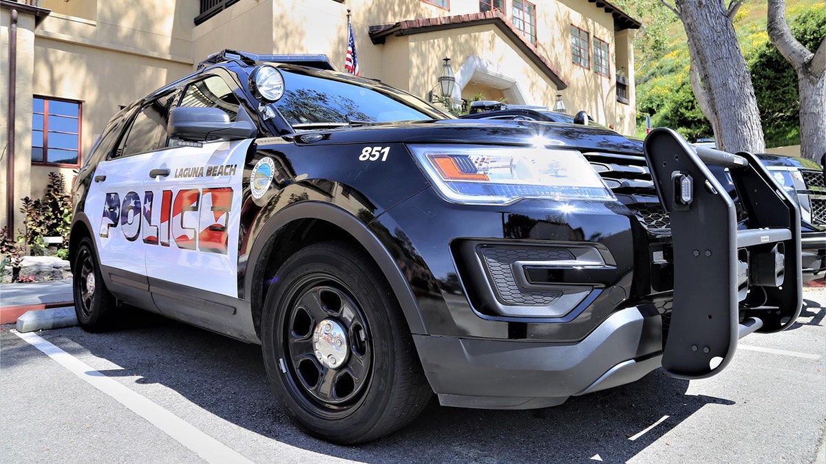 Politiewagen van de stad Laguna Beach