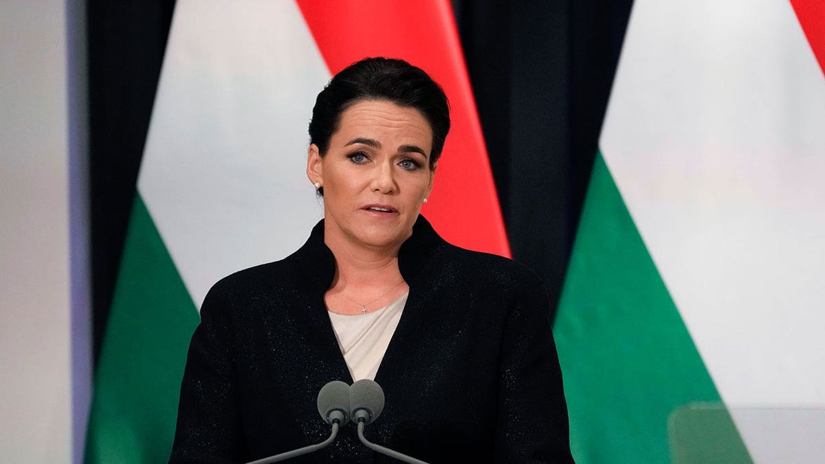 Katalin Novak spreekt