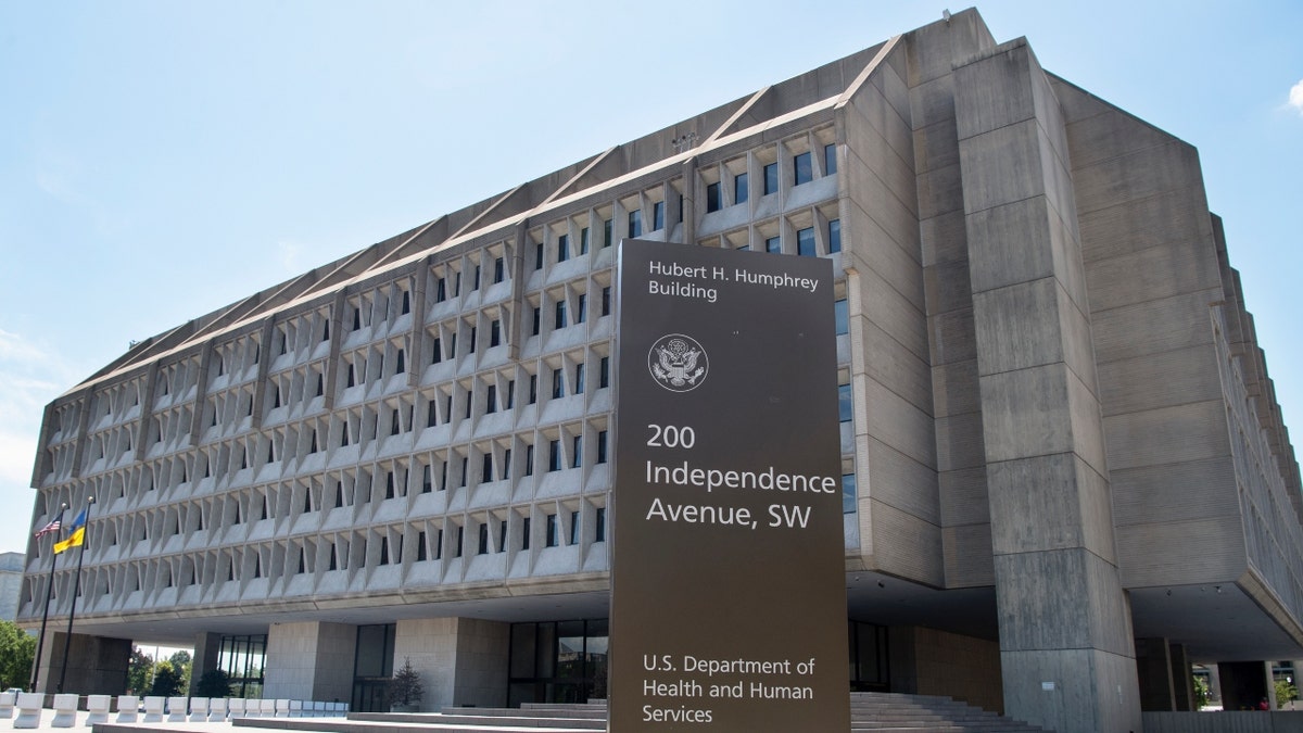 Het gebouw van het Amerikaanse Ministerie van Volksgezondheid en Human Services