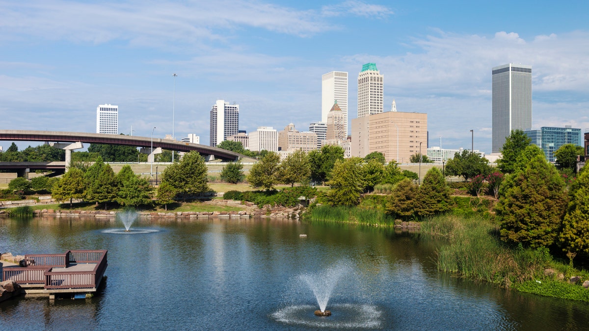 Uitzicht op Tulsa, Oklahoma